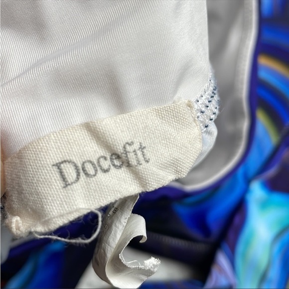 Sports Leggings Blue spiral Galaxy circles Size Small Med Gym Workout Space - Picture 6 of 11